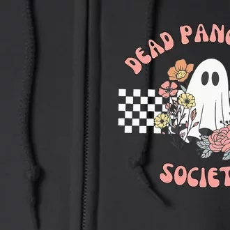 Dead Pancreas Society Funny Ghost Diabetes Awareness Full Zip Hoodie