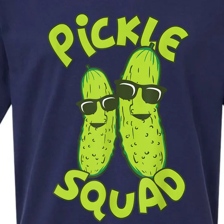 Dill Pickle Squad Design Pickle Squad Sueded Cloud Jersey T-Shirt