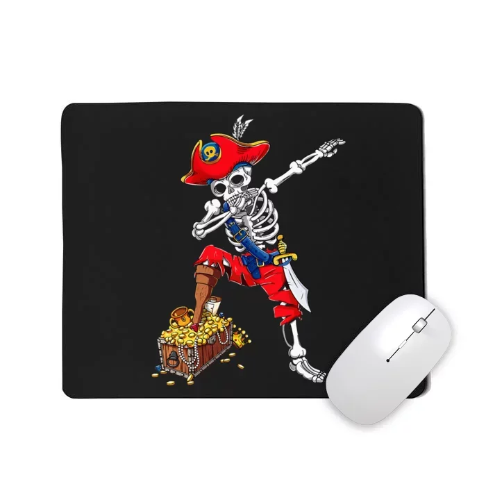 Dabbing Pirate Skeleton Dab Kids Halloween Costume Gift Mousepad