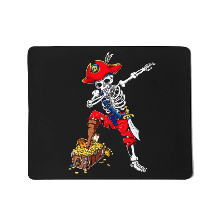 Dabbing Pirate Skeleton Dab Kids Halloween Costume Gift Mousepad