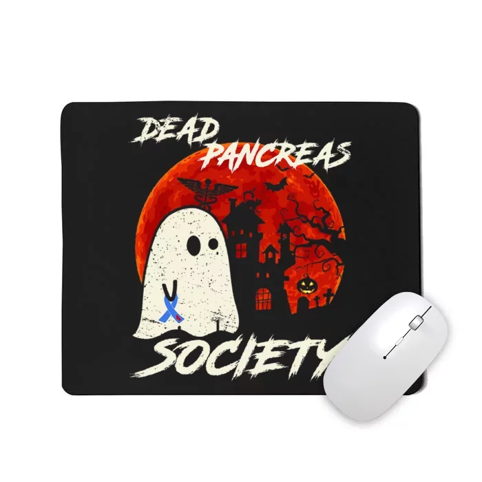 Dead Pancreas Society Ghost Diabetes Awareness Halloween Mousepad