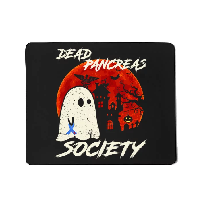 Dead Pancreas Society Ghost Diabetes Awareness Halloween Mousepad