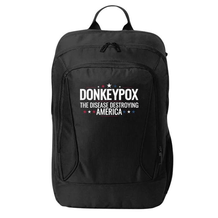 Donkey pox the disease destroying america funny Donkeypox City Backpack