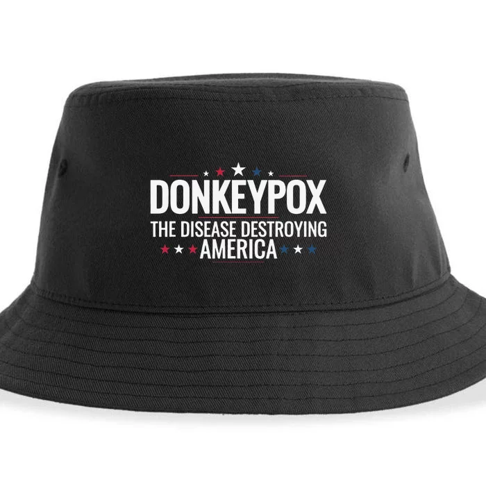 Donkey pox the disease destroying america funny Donkeypox Sustainable Bucket Hat