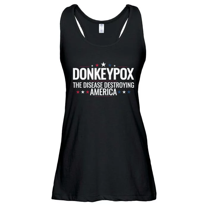 Donkey pox the disease destroying america funny Donkeypox Ladies Essential Flowy Tank