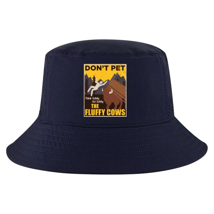 Don't Pet The Fluffy Cows Bison Buffalo Cool Comfort Performance Bucket Hat