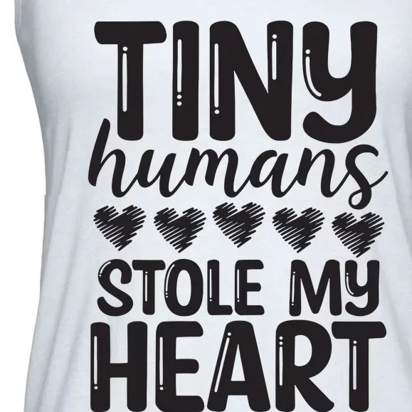 Daycare Provider Tiny Humans Stole My Heart Childcare Ladies Essential Flowy Tank