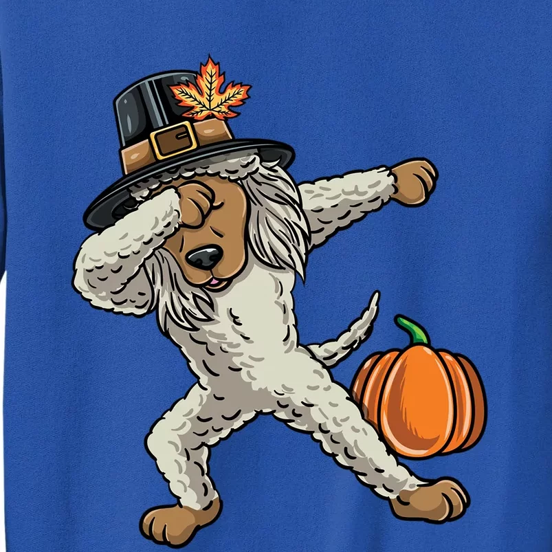 Dabbing Pilgrim Toy Poodle Thanksgiving Gift Sweatshirt