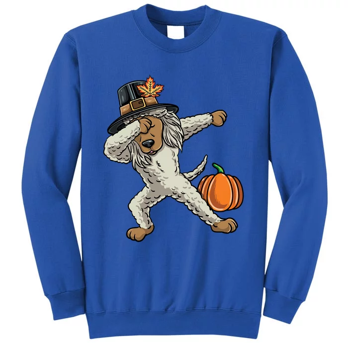 Dabbing Pilgrim Toy Poodle Thanksgiving Gift Sweatshirt