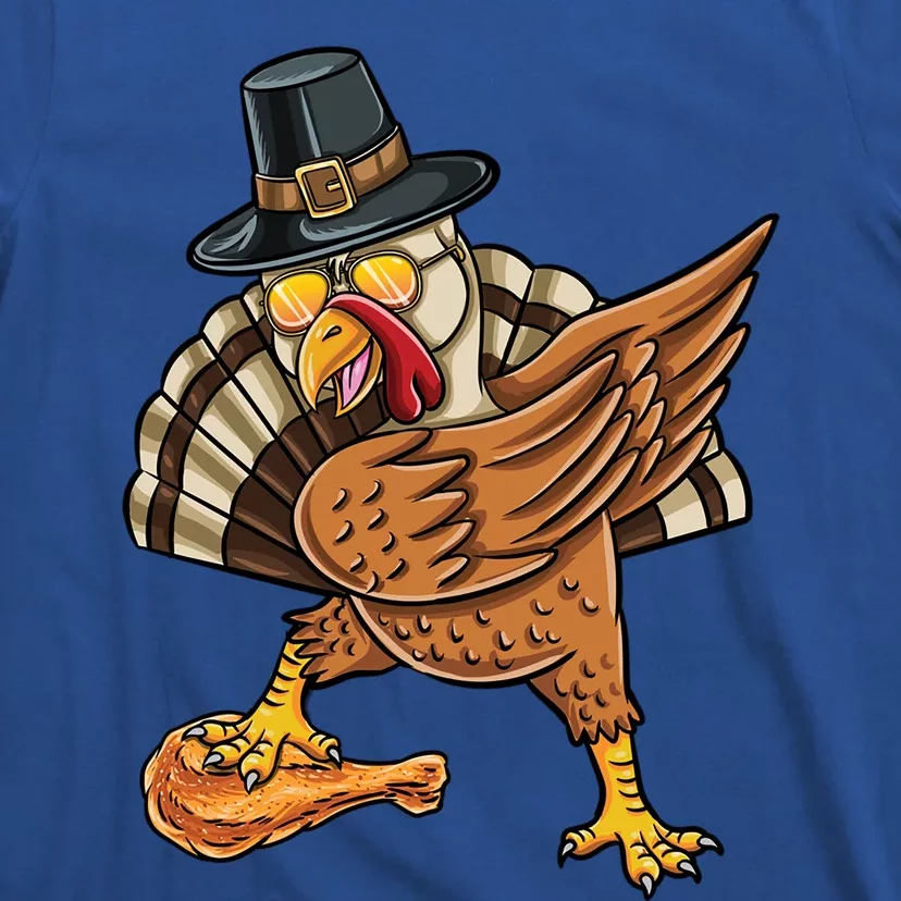 Dabbing Pilgrim Turkey Fried Chicken Thanksgiving Gift T-Shirt