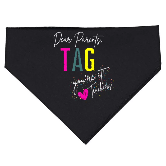 Dear Parents Tag YouRe It! USA-Made Doggie Bandana