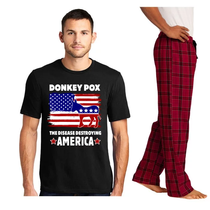 Donkey Pox The Real Problem Destroying America USA Funny Pajama Set