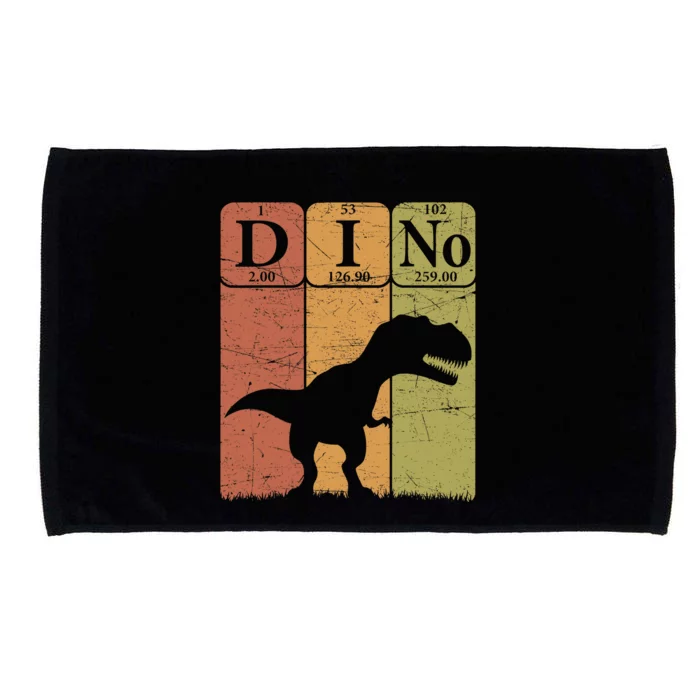 Dinosaur Periodic Table Elements T Rex Dino Paleontologist Microfiber Hand Towel