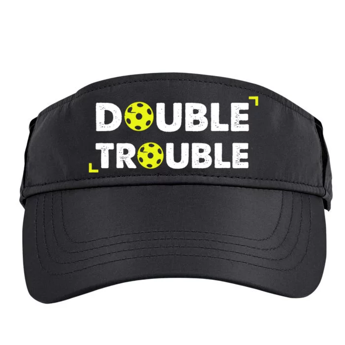 Double Pickleball Trouble Pickle Ball Pickle Ball Player Adult Drive Performance Visor