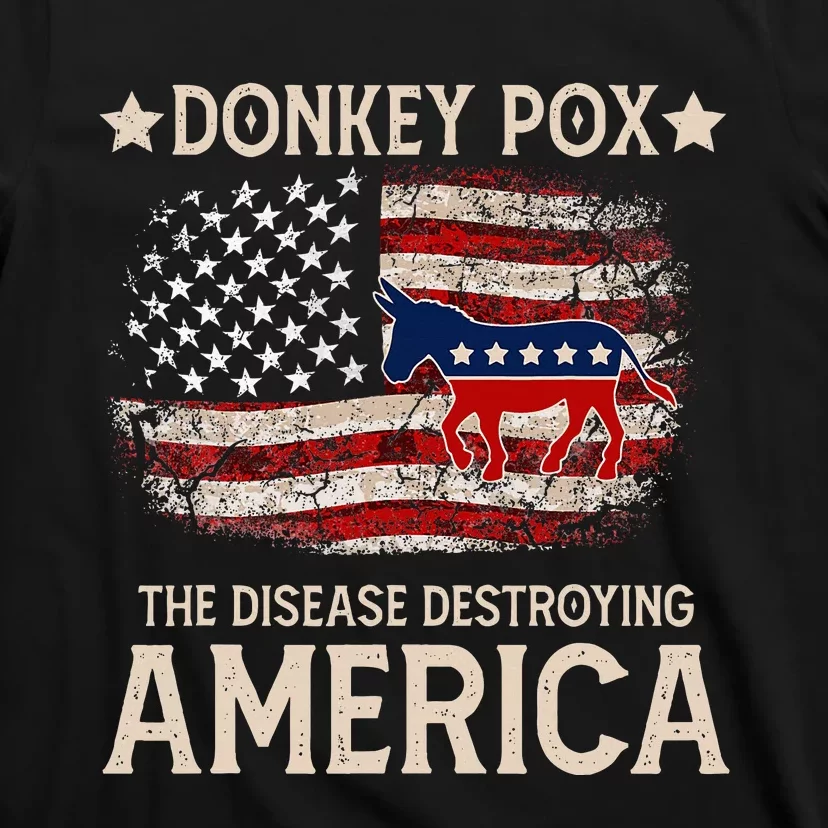 Donkey Pox The Disease Destroying America Funny Donkeypox T-Shirt