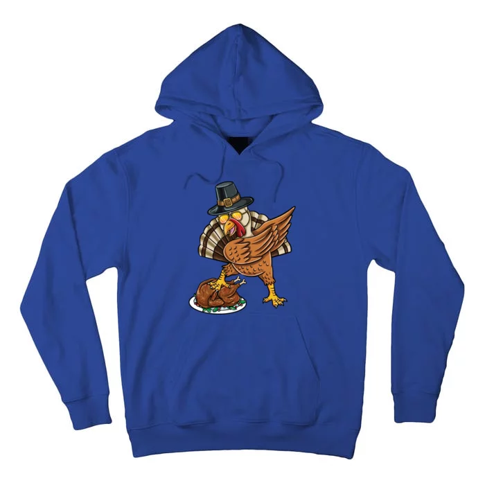 Dabbing Pilgrim Turkey Thanksgiving Gift Tall Hoodie