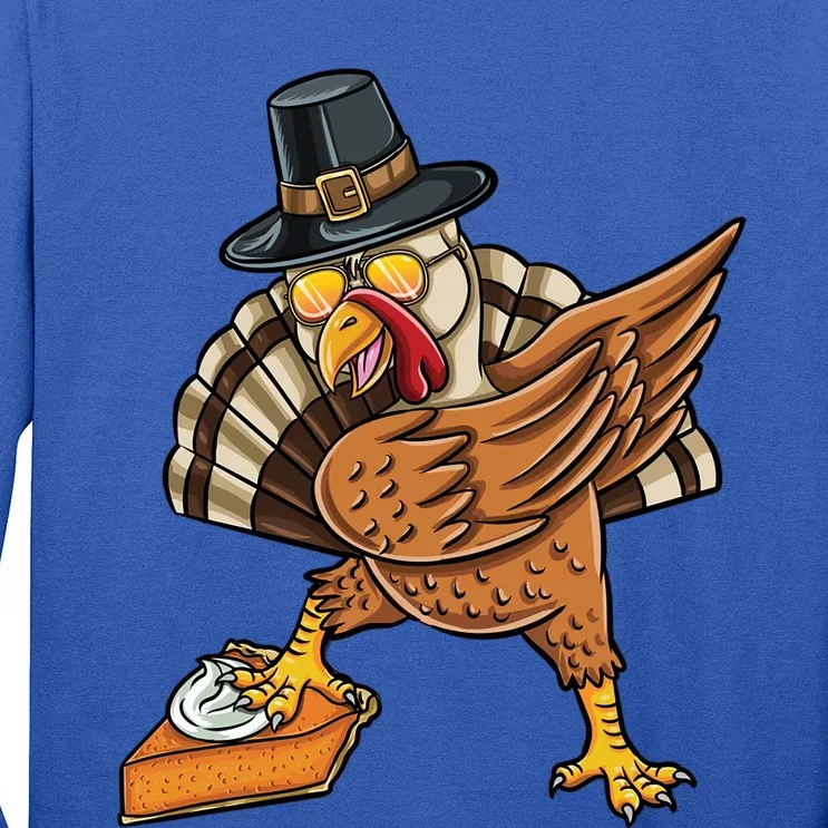 Dabbing Pilgrim Turkey Pumpkin Pie Thanksgiving Great Gift Long Sleeve Shirt