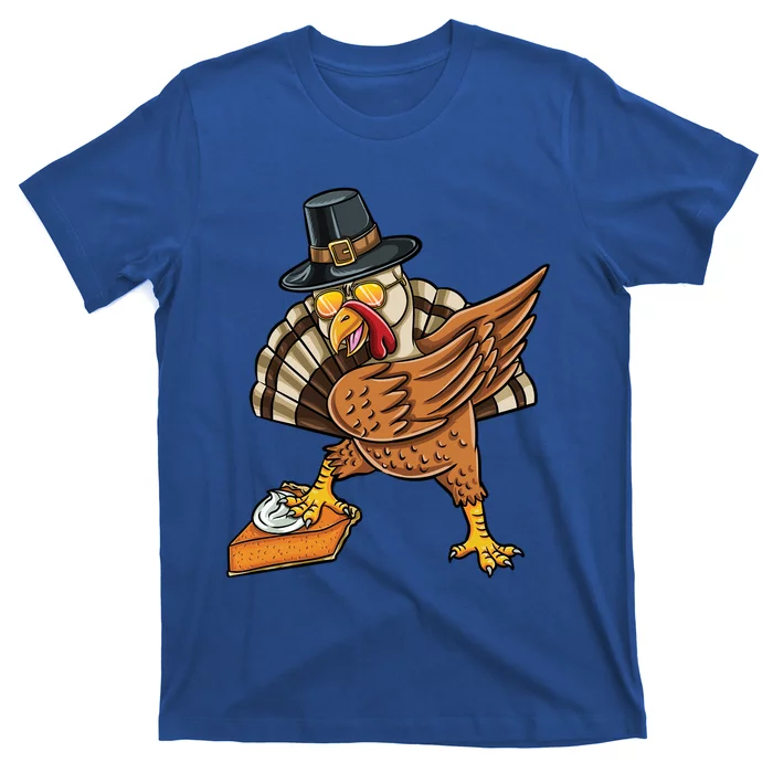 Dabbing Pilgrim Turkey Pumpkin Pie Thanksgiving Great Gift T-Shirt