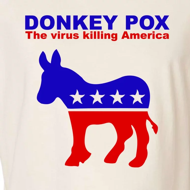 Donkey Pox The Virus Killing America Funny Garment-Dyed Women's Muscle Tee