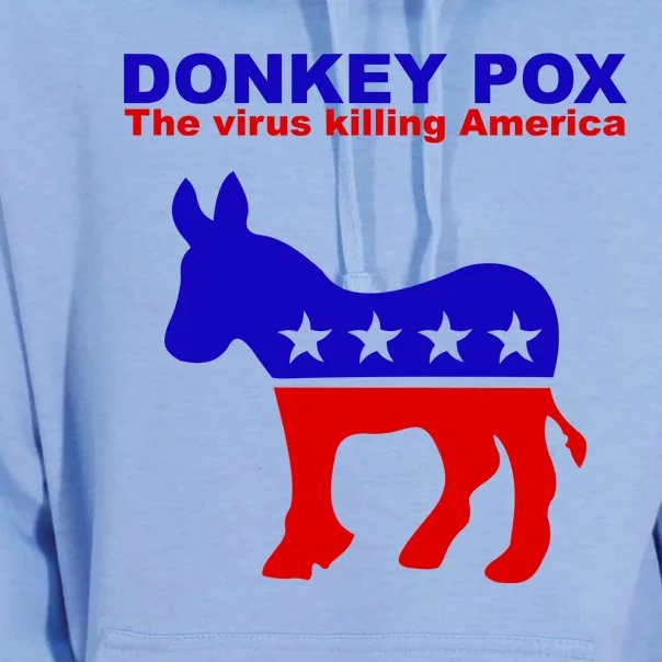 Donkey Pox The Virus Killing America Funny Unisex Surf Hoodie