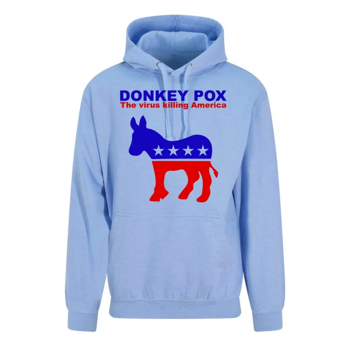 Donkey Pox The Virus Killing America Funny Unisex Surf Hoodie