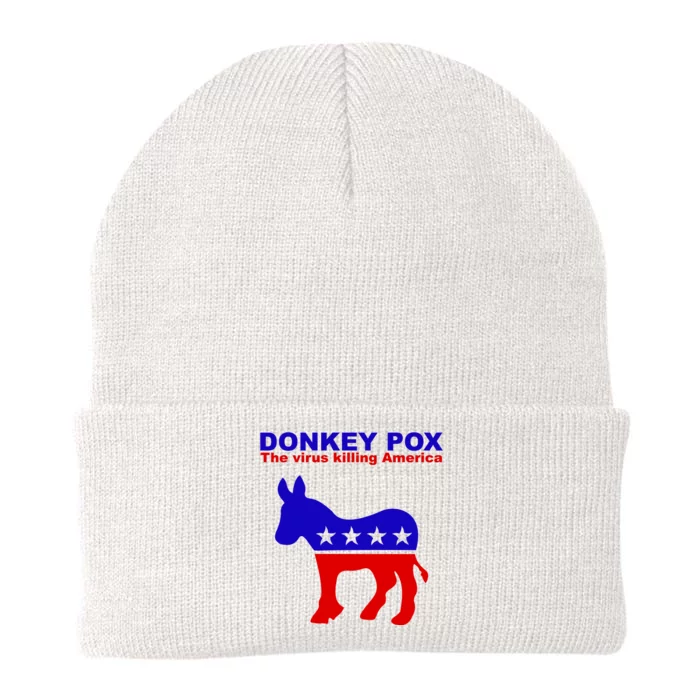 Donkey Pox The Virus Killing America Funny Knit Cap Winter Beanie