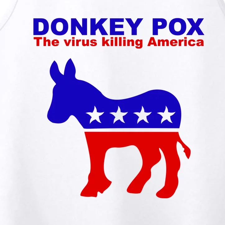 Donkey Pox The Virus Killing America Funny Performance Tank