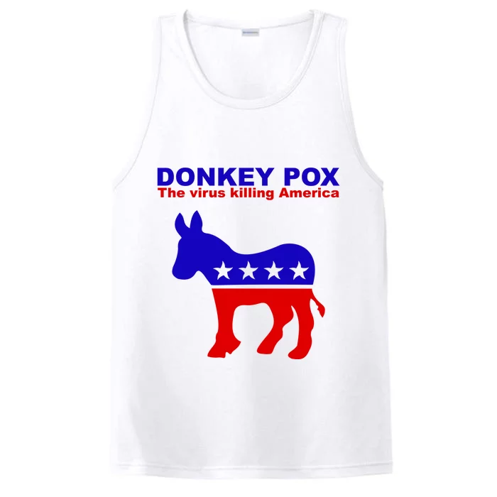 Donkey Pox The Virus Killing America Funny Performance Tank