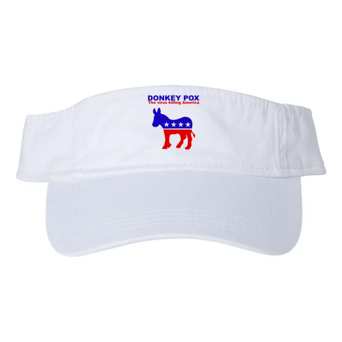 Donkey Pox The Virus Killing America Funny Valucap Bio-Washed Visor