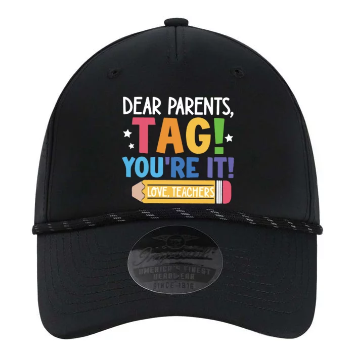 Dear Parents Tag YouRe It Love Teachers Performance The Dyno Cap