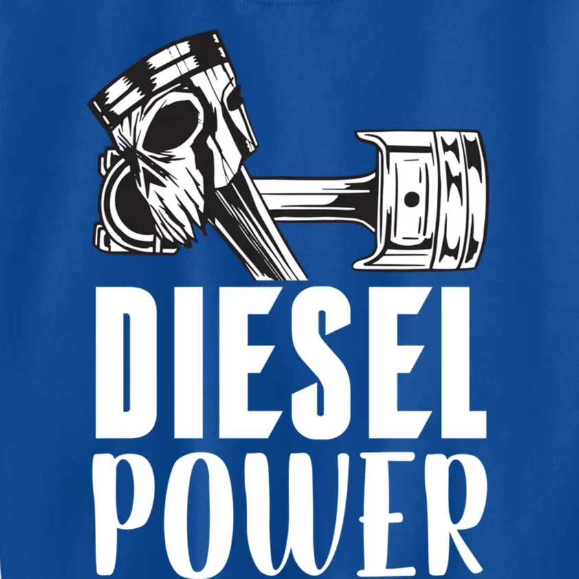 Diesel Power Truck Mechanic Turbo Turbocharger Rig Trucker Gift Kids Sweatshirt