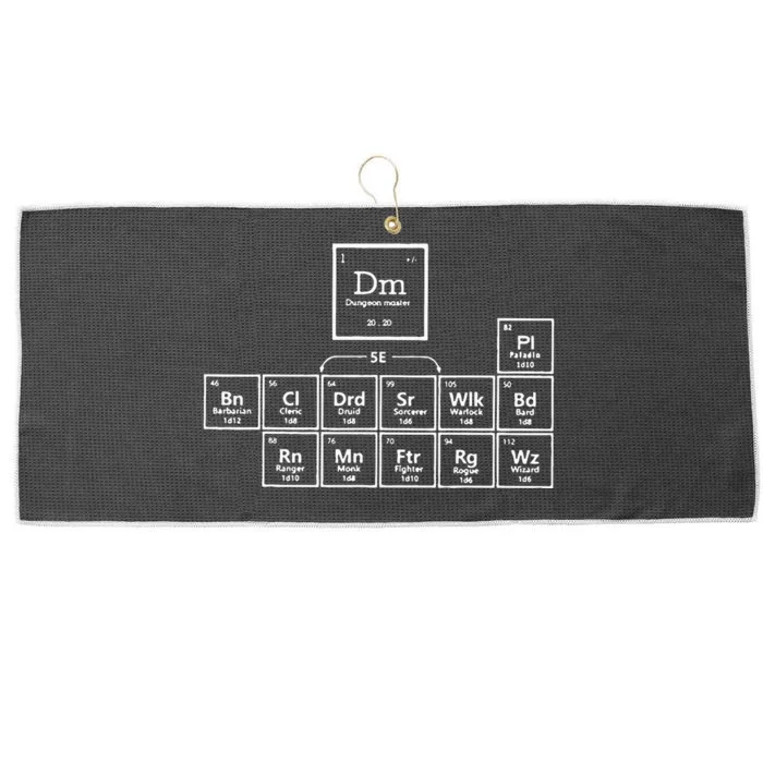 DnD Periodic Table Large Microfiber Waffle Golf Towel