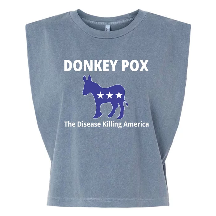 Donkey Pox The Disease Killing America Garment-Dyed Women's Muscle Tee