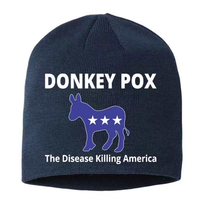 Donkey Pox The Disease Killing America 8 1/2in Sustainable Knit Beanie