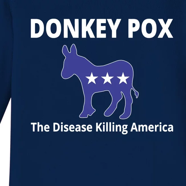 Donkey Pox The Disease Killing America Baby Long Sleeve Bodysuit