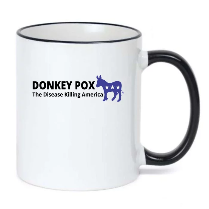 Donkey Pox The Disease Killing America Funny Black Color Changing Mug