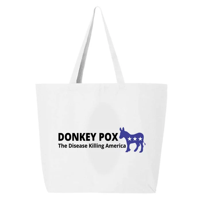 Donkey Pox The Disease Killing America Funny 25L Jumbo Tote