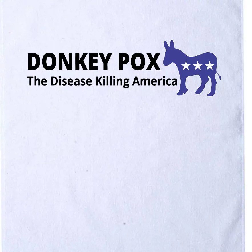 Donkey Pox The Disease Killing America Funny Platinum Collection Golf Towel