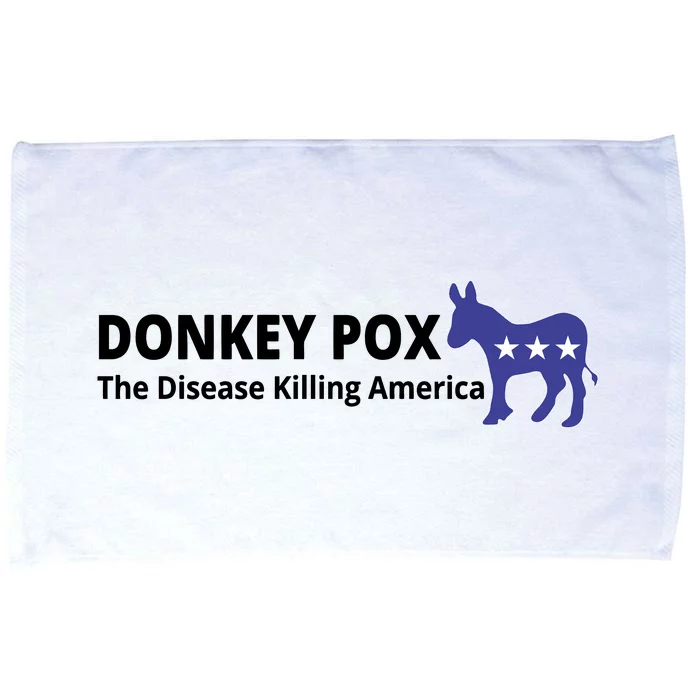 Donkey Pox The Disease Killing America Funny Microfiber Hand Towel