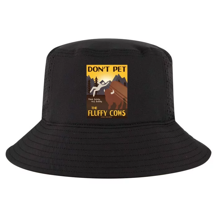 Dont Pet The Fluffy Cows Cool Comfort Performance Bucket Hat