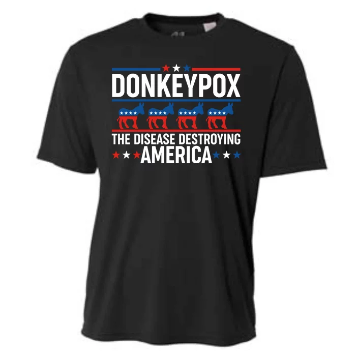 Donkey Pox The Disease Destroying America Cooling Performance Crew T-Shirt