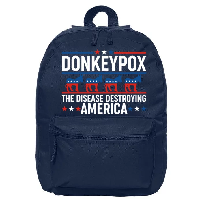 Donkey Pox The Disease Destroying America 16 in Basic Backpack