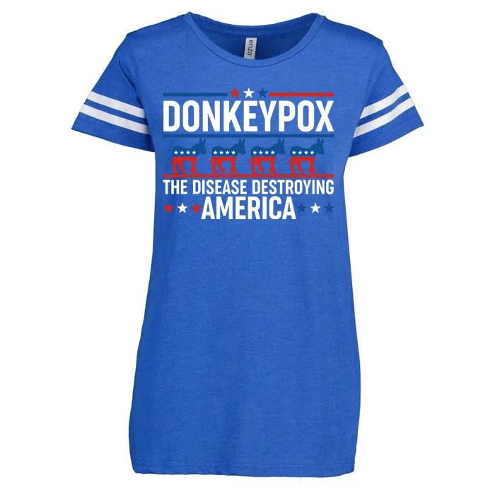 Donkey Pox The Disease Destroying America Enza Ladies Jersey Football T-Shirt