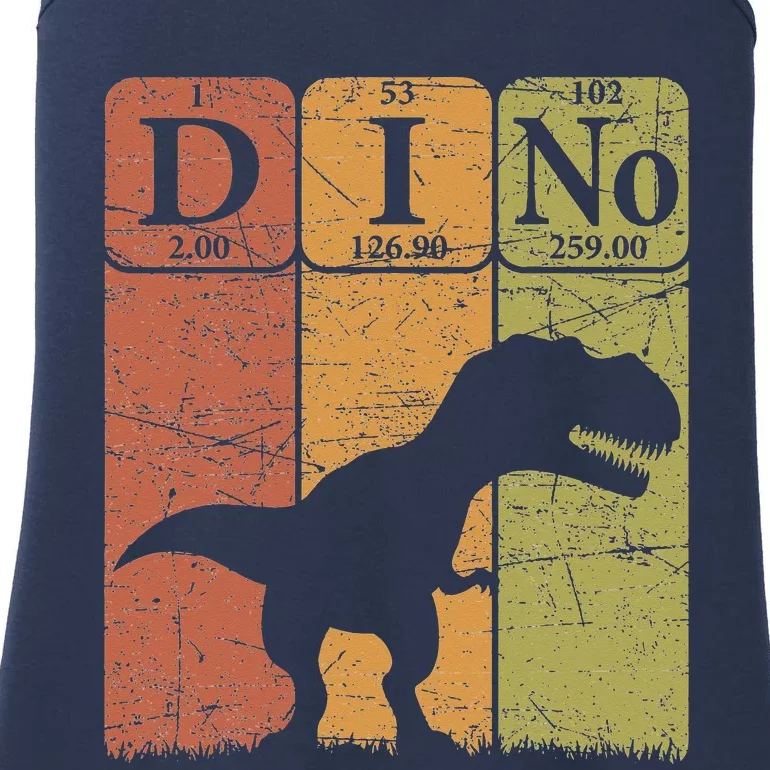 Dinosaur Periodic Table Elements T Rex Dino Paleontologist Ladies Essential Tank