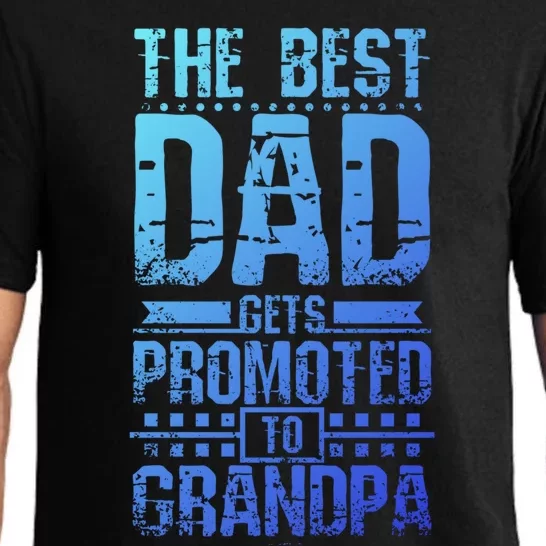 Dad Promoted To Grandpa With Dad Grandpa Funny Gift Pajama Set