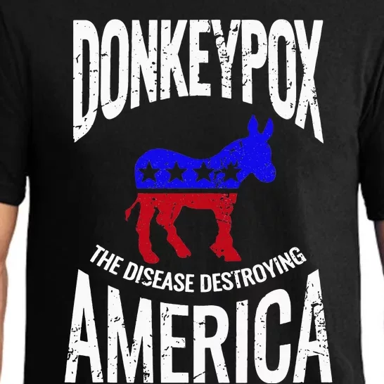 Donkey Pox The Disease Destroying America Funny Donkeypox Pajama Set