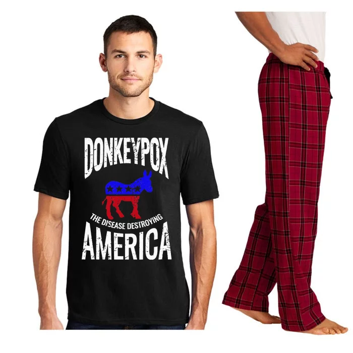 Donkey Pox The Disease Destroying America Funny Donkeypox Pajama Set