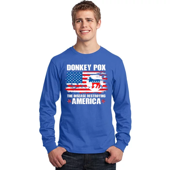 Donkey Pox The Disease Destroying America Tall Long Sleeve T-Shirt