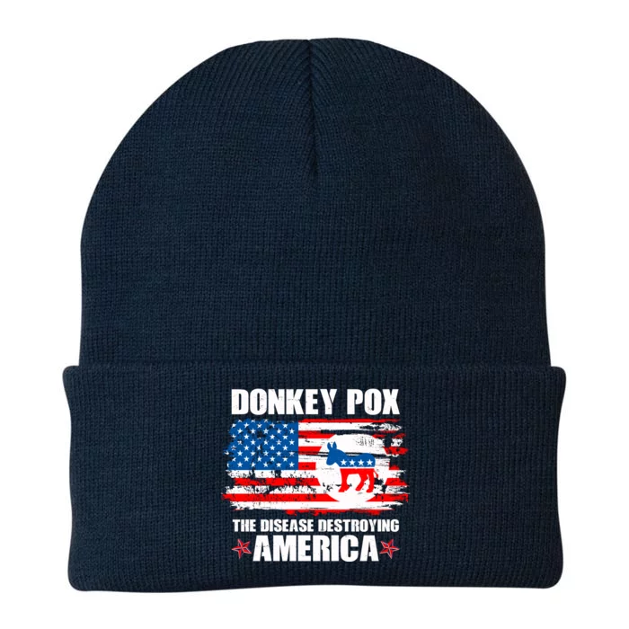 Donkey Pox The Disease Destroying America Knit Cap Winter Beanie