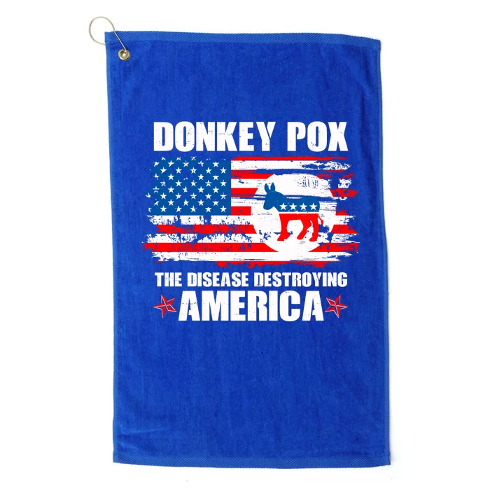 Donkey Pox The Disease Destroying America Platinum Collection Golf Towel